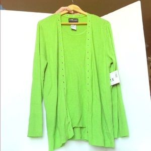 Green Top Sweater combo shirt